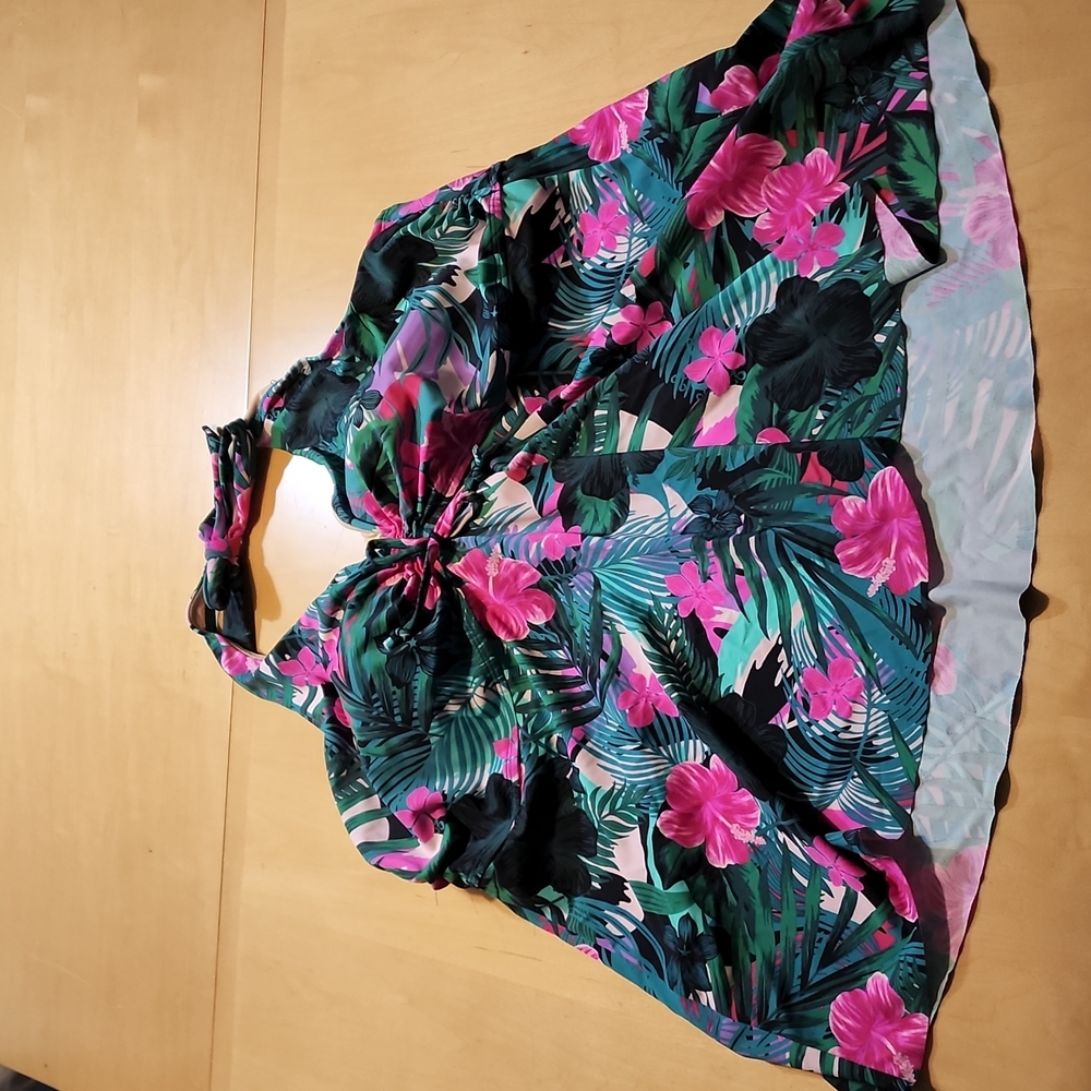 Swimsuits for All Halter Tankini Top  - Sz 24